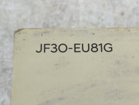 2018 Hyundai Elantra Owners Manual Book Guide P/N:JF3O-EU81G OEM Used Auto Parts - Oemusedautoparts1.com