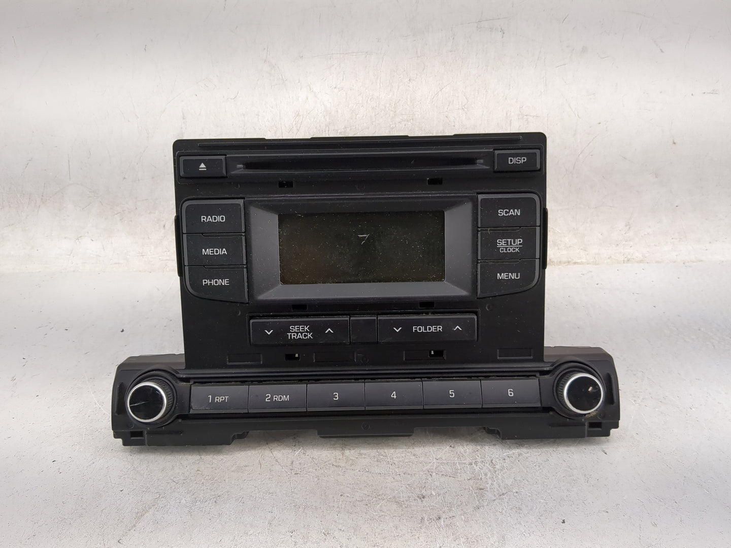 2017-2018 Hyundai Elantra Radio AM FM Cd Player Receiver Replacement P/N:96170F2270UAT AC110F2GX Fits Fits 2017 2018 OEM Use