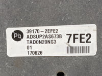 2017-2018 Hyundai Elantra PCM Engine Control Computer ECU ECM PCU OEM P/N:39170-2EFE2 AD8UP2AS673B, TAD0N20NS3 Fits Fits 201