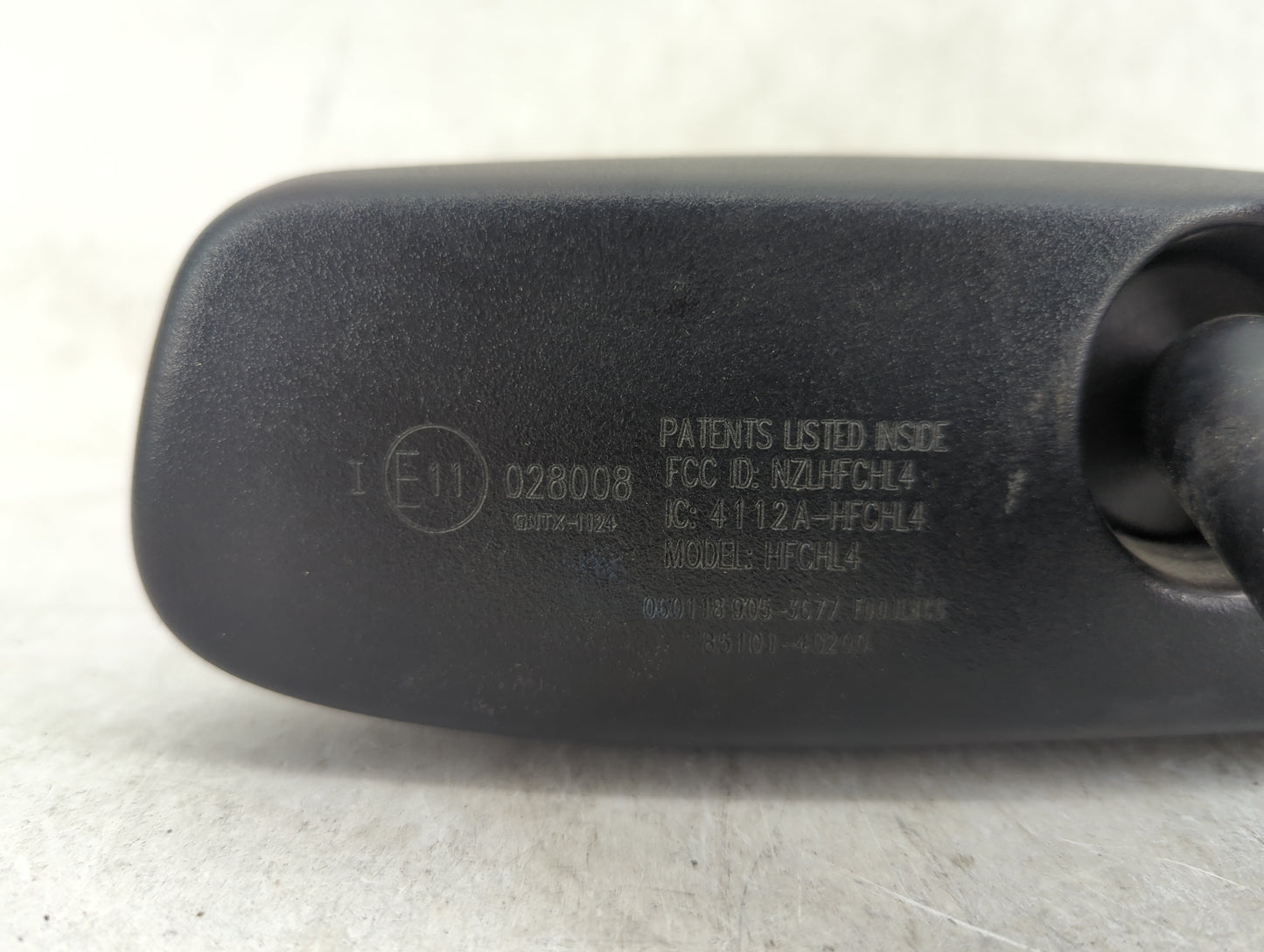 2017-2020 Hyundai Elantra Interior Rear View Mirror Replacement OEM P/N:028008 GNTX-1124 Fits OEM Used Auto Parts - Oemuseda