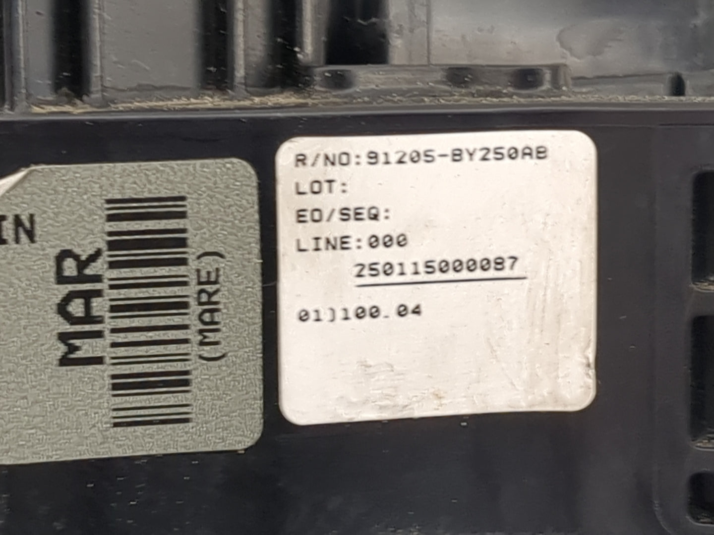 2021-2022 Hyundai Elantra Fusebox Fuse Box Panel Relay Module P/N:91205-BY250AB 18980-09622, 18980-09615 Fits Fits 2021 2022