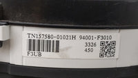 2017-2018 Hyundai Elantra Instrument Cluster Speedometer Gauges P/N:94001-F3011 94001-F3010 Fits Fits 2017 2018 OEM Used Aut