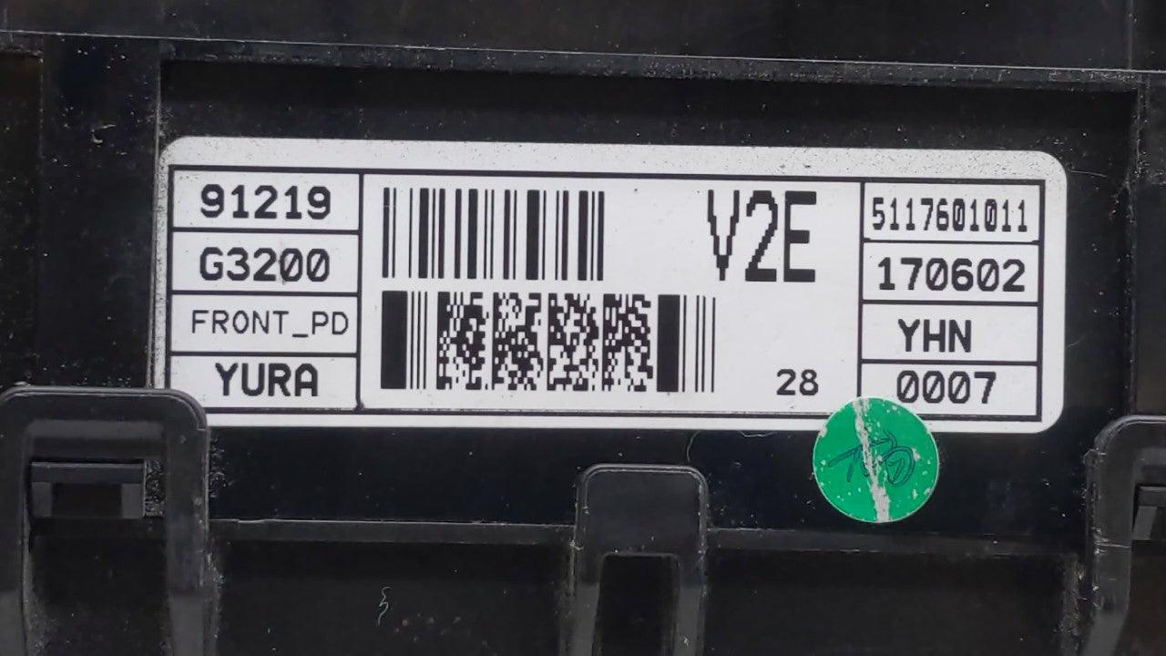 2018 Hyundai Elantra Fusebox Fuse Box Panel Relay Module P/N:91219 G3200 Fits OEM Used Auto Parts - Oemusedautoparts1.com