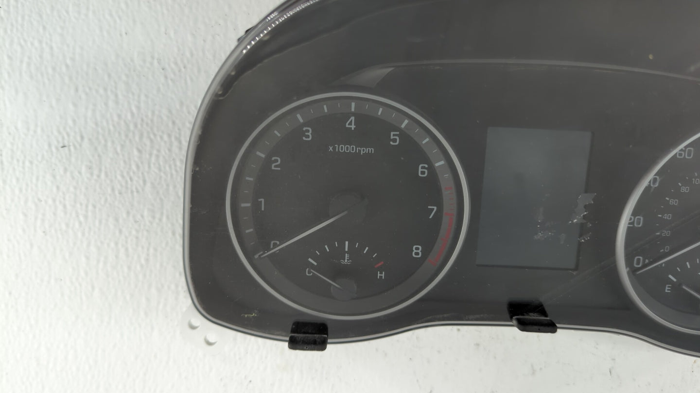 2017-2018 Hyundai Elantra Instrument Cluster Speedometer Gauges P/N:94011F3012 15780-01711H, 94011-F3010 Fits Fits 2017 2018