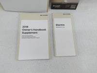 2018 Hyundai Elantra Owners Manual Book Guide P/N:JF30-EU76C OEM Used Auto Parts - Oemusedautoparts1.com