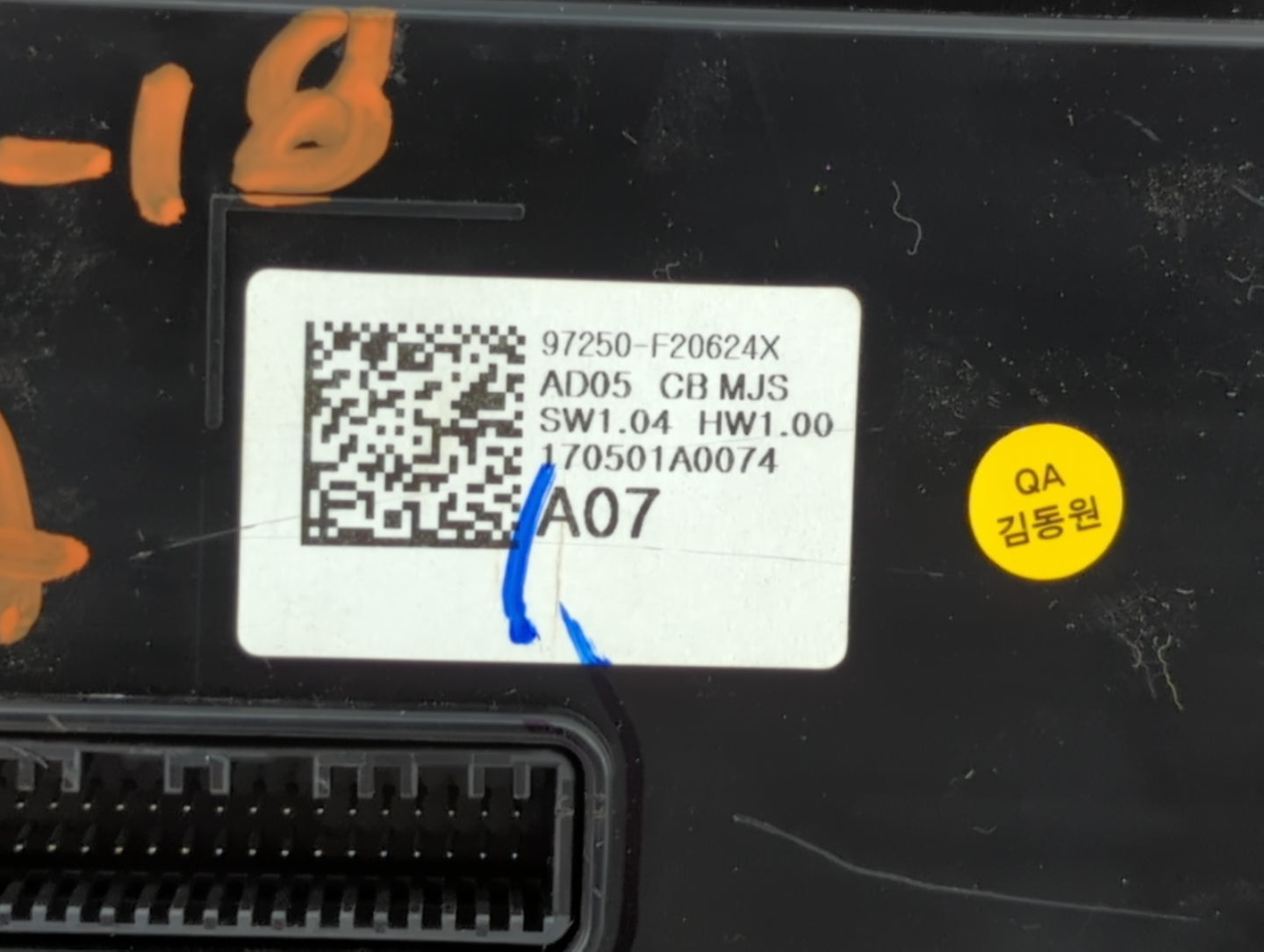 2017-2018 Hyundai Elantra Climate Control Module Temperature AC/Heater Replacement P/N:97250-F2XXX 97250-F20614X Fits OEM Us