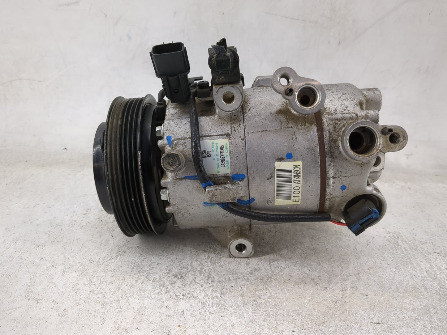 2017-2020 Hyundai Elantra Air Conditioning A/c Ac Compressor Oem 386023 - Oemusedautoparts1.com