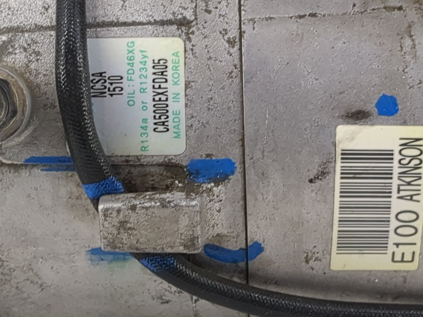 2017-2020 Hyundai Elantra Air Conditioning A/c Ac Compressor Oem 386023 - Oemusedautoparts1.com