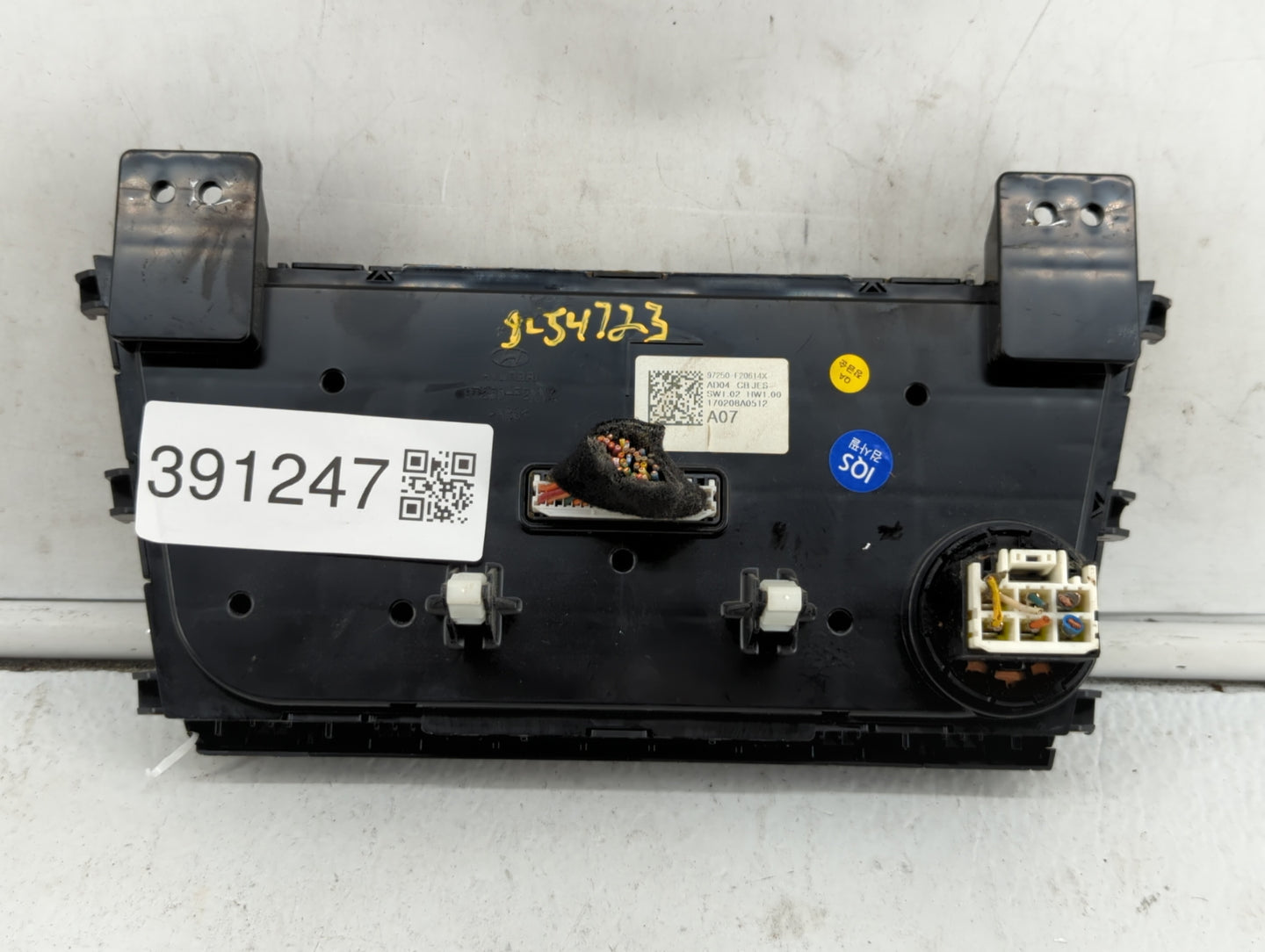 2017-2018 Hyundai Elantra Climate Control Module Temperature AC/Heater Replacement P/N:97250-F2XXX 97250-F20614X Fits OEM Us