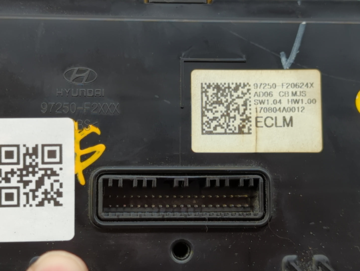 2017-2018 Hyundai Elantra Climate Control Module Temperature AC/Heater Replacement P/N:97250-F2XXX 97250-F20614X Fits OEM Us
