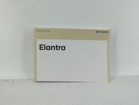 2018 Hyundai Elantra Owners Manual Book Guide OEM Used Auto Parts - Oemusedautoparts1.com