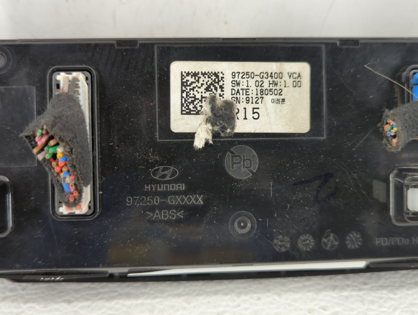 2018-2020 Hyundai Elantra Climate Control Module Temperature AC/Heater Replacement P/N:97250-G3400 Fits Fits 2018 2019 2020 