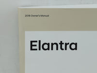 2018 Hyundai Elantra Owners Manual Book Guide OEM Used Auto Parts - Oemusedautoparts1.com