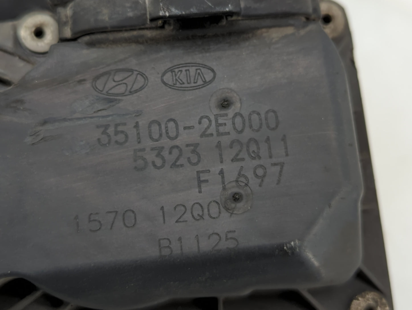 2011-2020 Hyundai Elantra Throttle Body P/N:35100-2E000 35100-2E710 Fits OEM Used Auto Parts - Oemusedautoparts1.com