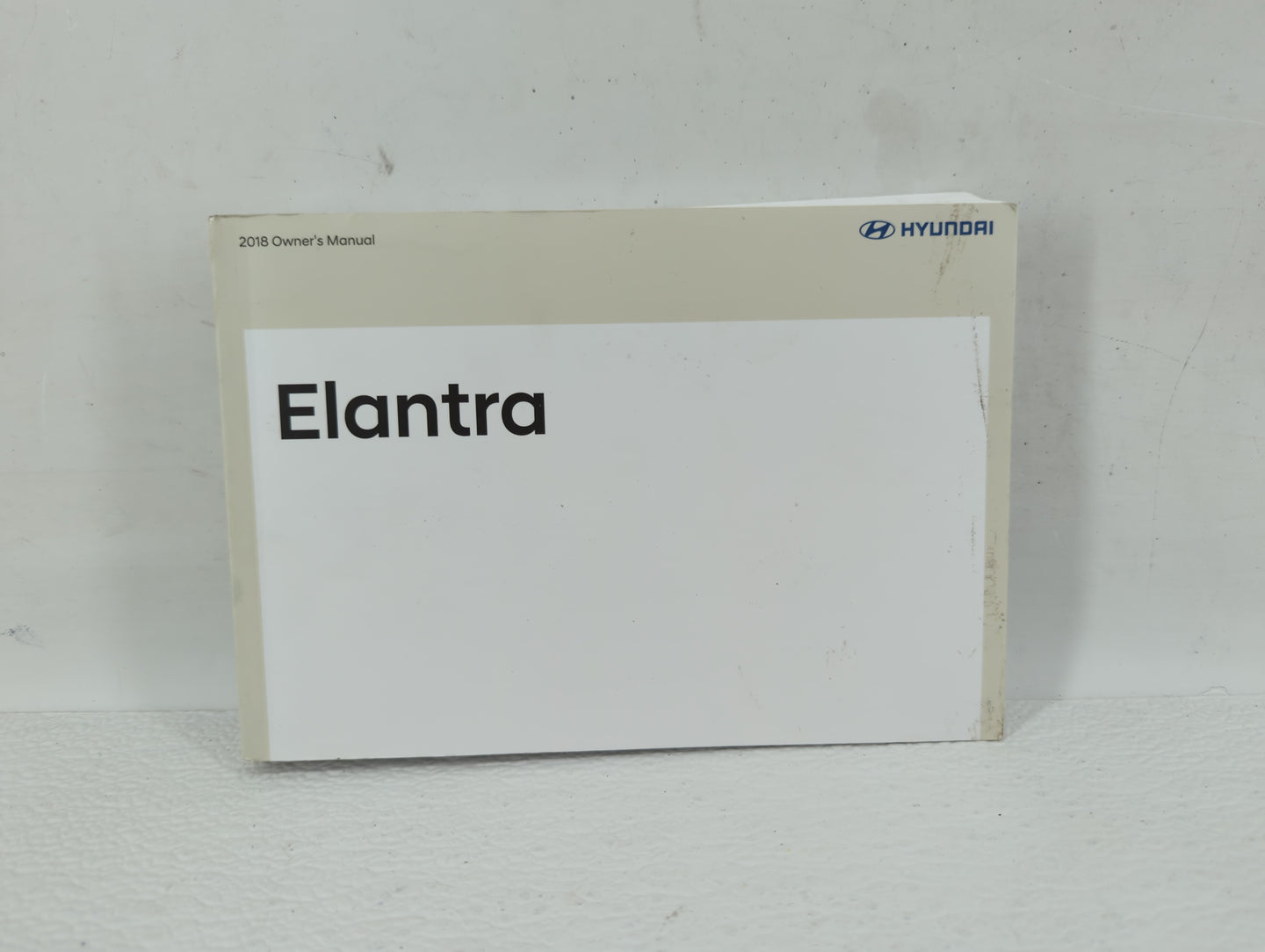 2018 Hyundai Elantra Owners Manual Book Guide OEM Used Auto Parts - Oemusedautoparts1.com