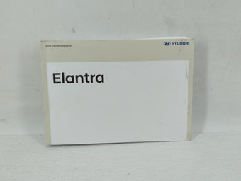 compare product 2018 Hyundai Elantra Owners Manual Book Guide OEM Used Auto Parts