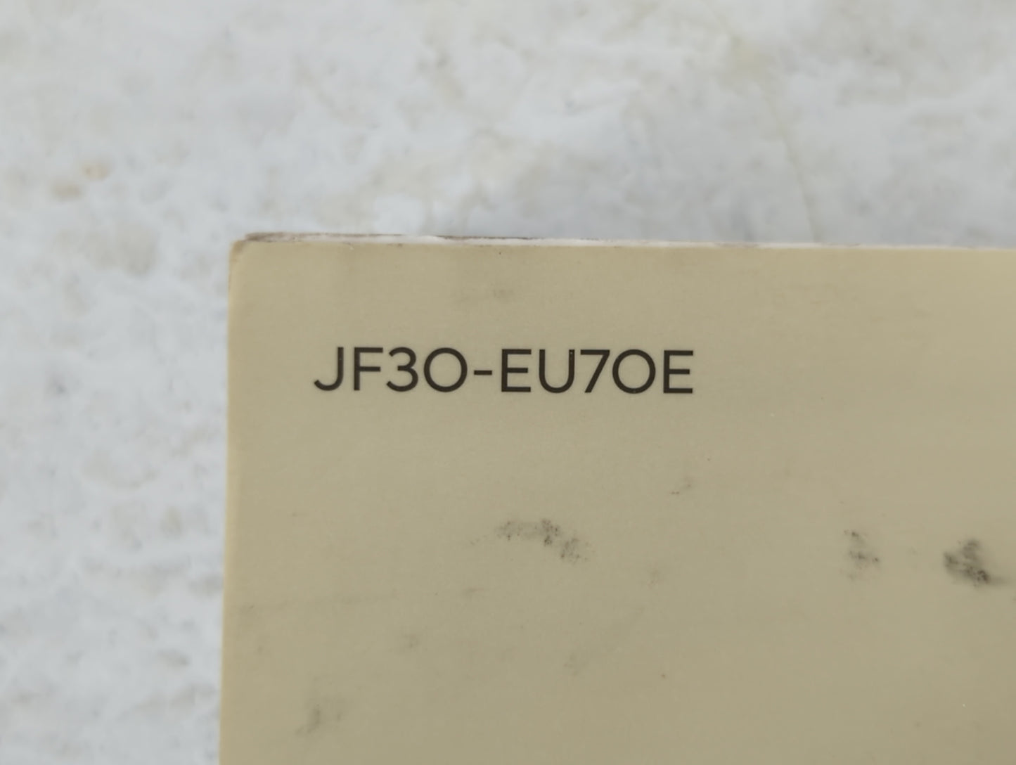 2018 Hyundai Elantra Owners Manual Book Guide P/N:JF3O-EU7OE OEM Used Auto Parts - Oemusedautoparts1.com