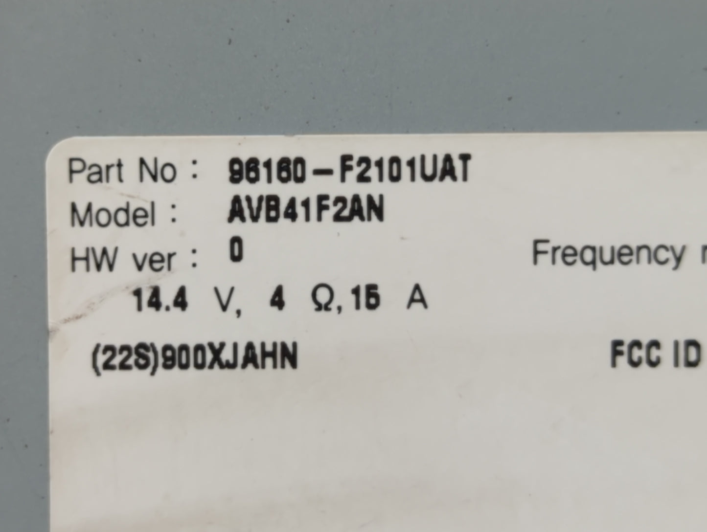 2017-2018 Hyundai Elantra Am Fm Cd Player Radio Receiver - Oemusedautoparts1.com