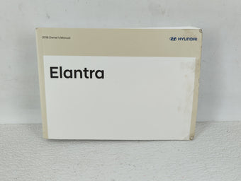 compare product 2018 Hyundai Elantra Owners Manual Book Guide OEM Used Auto Parts