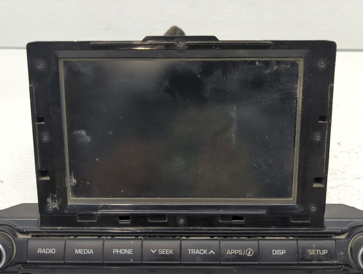 2017-2018 Hyundai Elantra Am Fm Cd Player Radio Receiver 480785 - Oemusedautoparts1.com
