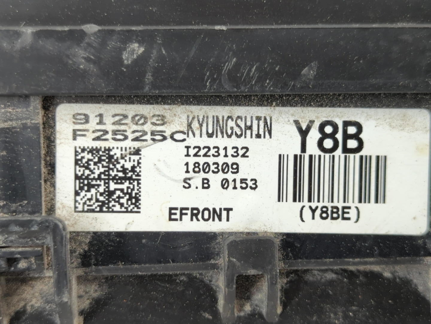 2018 Hyundai Elantra Fusebox Fuse Box Panel Relay Module P/N:91203-F2525C 91219-G3210 Fits OEM Used Auto Parts - Oemusedauto