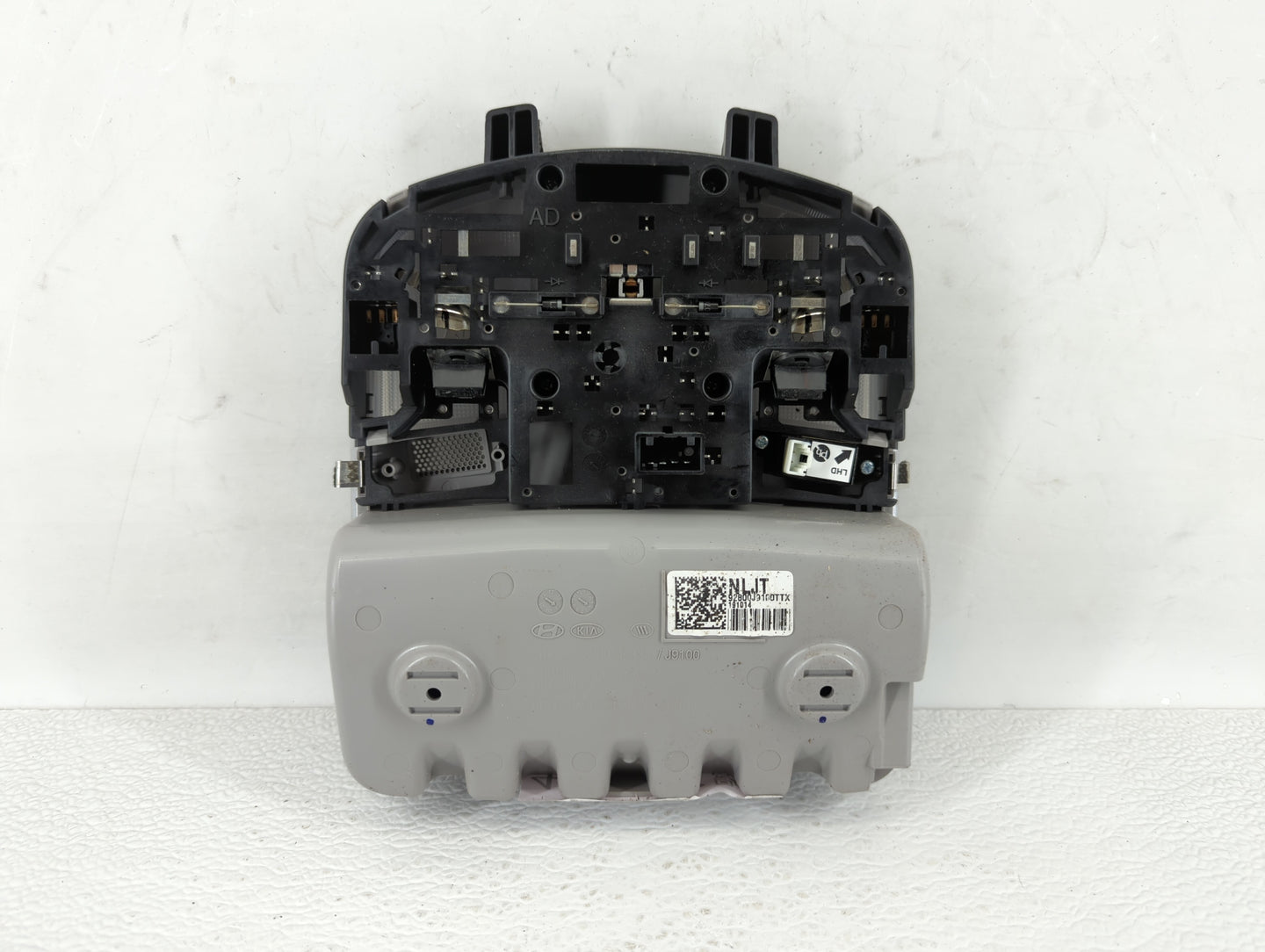 2018 Hyundai Elantra Overhead Roof Console Grey - Oemusedautoparts1.com