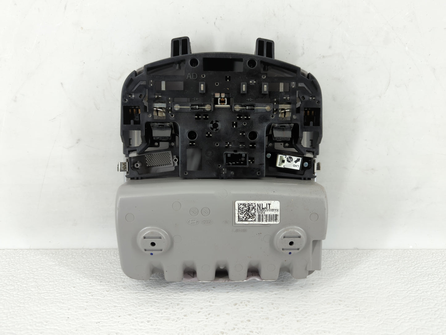 2018 Hyundai Elantra Overhead Roof Console Grey - Oemusedautoparts1.com