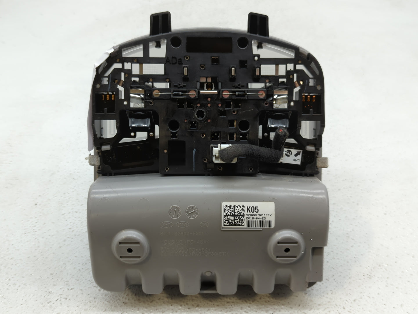 2018 Hyundai Elantra Overhead Roof Console - Oemusedautoparts1.com