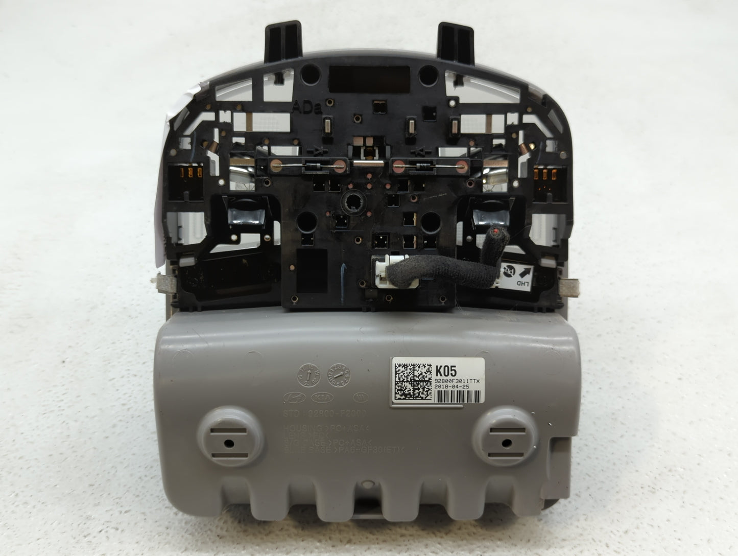 2018 Hyundai Elantra Overhead Roof Console - Oemusedautoparts1.com