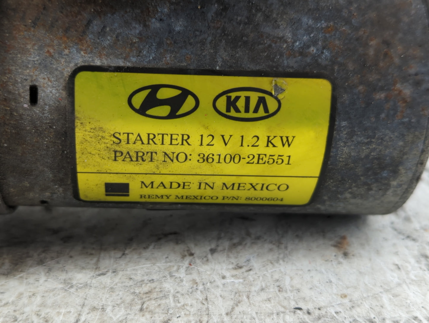 2014-2020 Hyundai Elantra Car Starter Motor Solenoid OEM P/N:36100-2E551 Fits Fits 2014 2015 2016 2017 2018 2019 2020 OEM Us