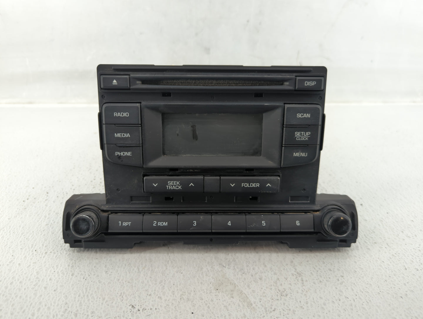 2017-2018 Hyundai Elantra Radio AM FM Cd Player Receiver Replacement P/N:96170-F2100UAT Fits Fits 2017 2018 OEM Used Auto Pa