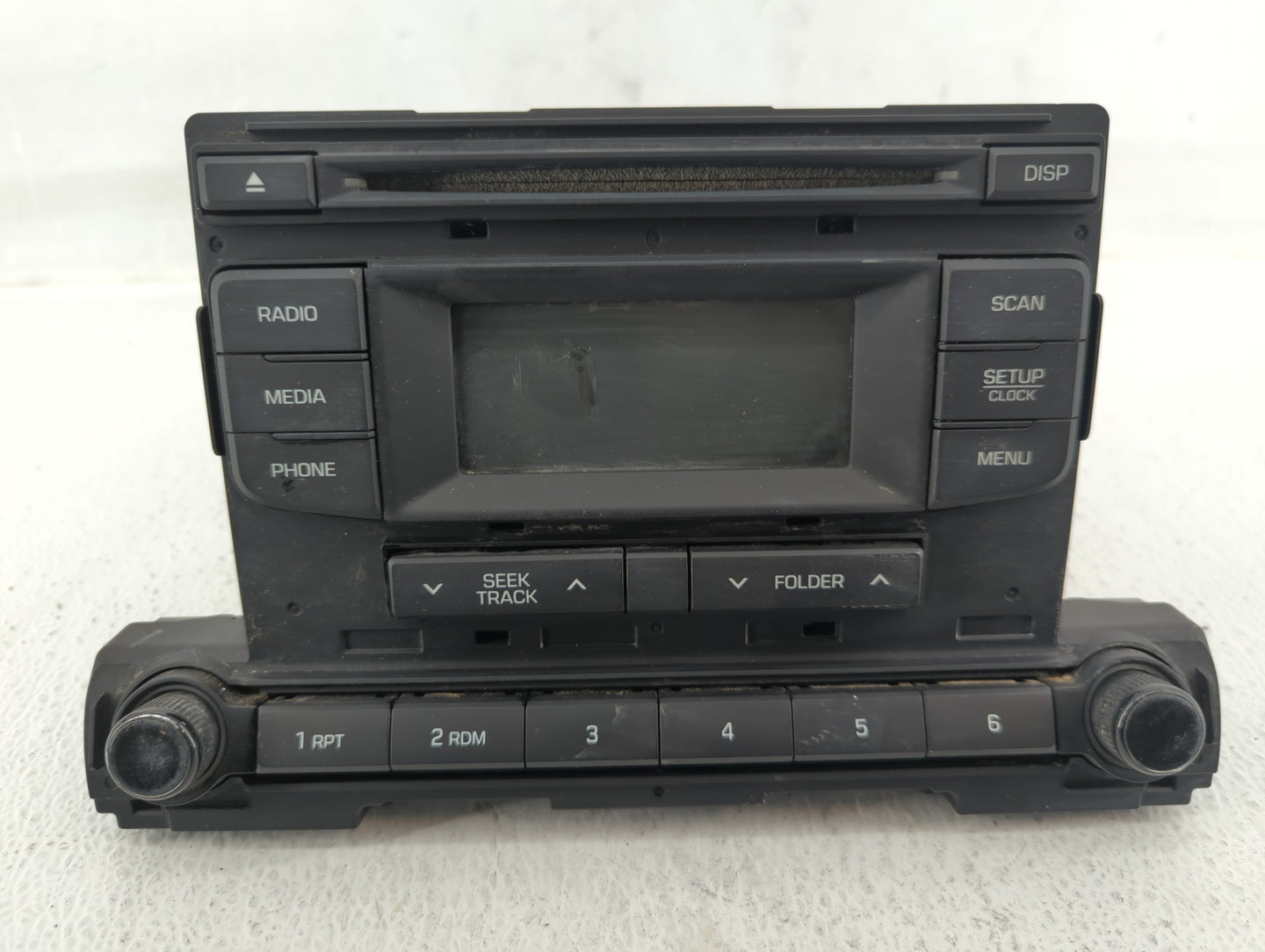 2017-2018 Hyundai Elantra Radio AM FM Cd Player Receiver Replacement P/N:96170-F2100UAT Fits Fits 2017 2018 OEM Used Auto Pa