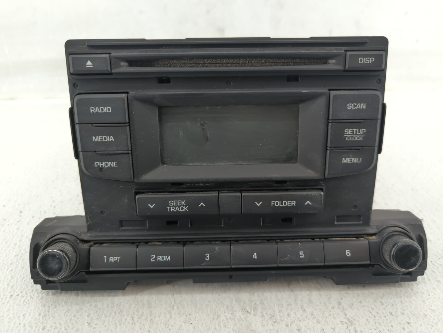 2017-2018 Hyundai Elantra Radio AM FM Cd Player Receiver Replacement P/N:96170-F2100UAT Fits Fits 2017 2018 OEM Used Auto Pa
