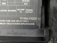 2018 Hyundai Elantra Fusebox Fuse Box Panel Relay Module P/N:91200F3465AA 91200F3465 Fits OEM Used Auto Parts - Oemusedautop