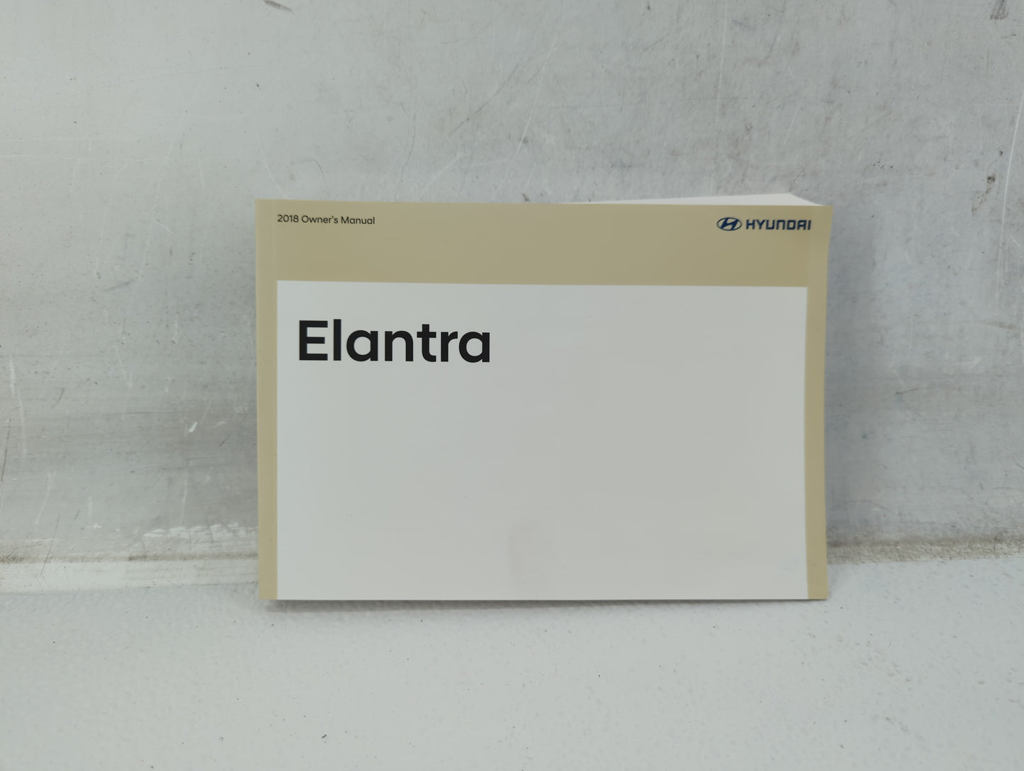2018 Hyundai Elantra Owners Manual Book Guide OEM Used Auto Parts - Oemusedautoparts1.com