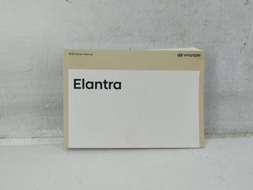 2018 Hyundai Elantra Owners Manual Book Guide OEM Used Auto Parts