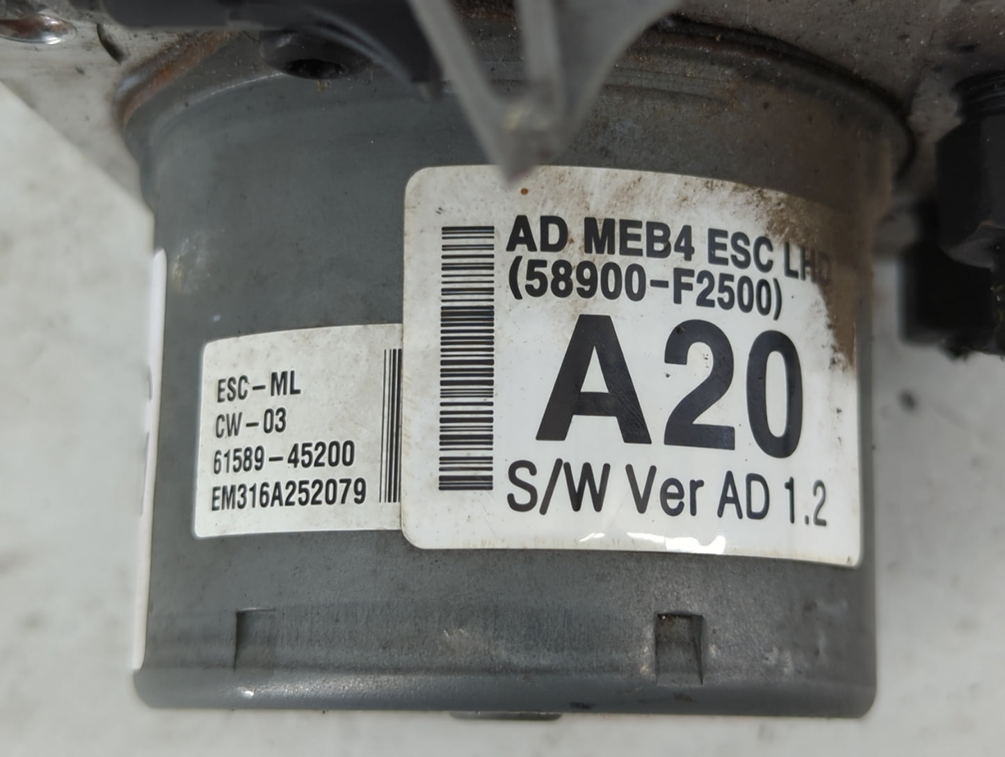 2017-2019 Hyundai Elantra ABS Pump Control Module Replacement P/N:58920-F2500 Fits Fits 2017 2018 2019 OEM Used Auto Parts -