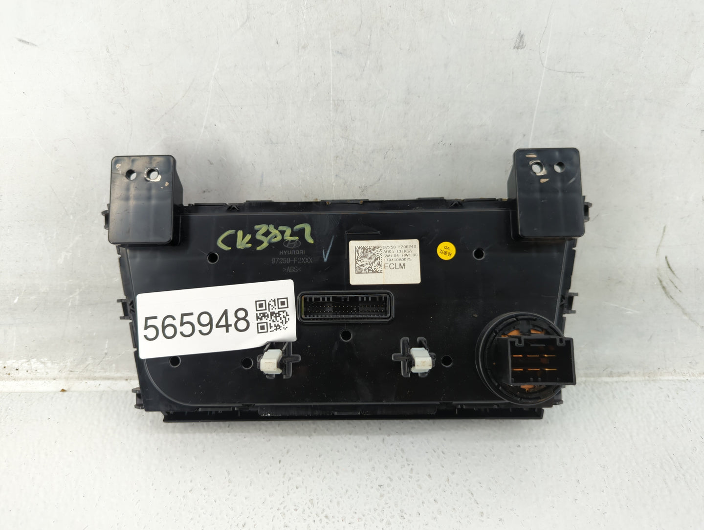 2017-2018 Hyundai Elantra Climate Control Module Temperature AC/Heater Replacement P/N:97250-F20624X Fits Fits 2017 2018 OEM