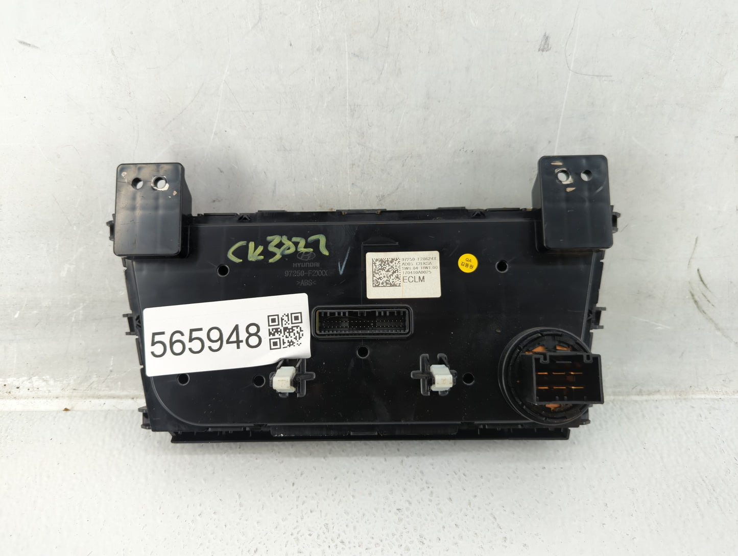 2017-2018 Hyundai Elantra Climate Control Module Temperature AC/Heater Replacement P/N:97250-F20624X Fits Fits 2017 2018 OEM