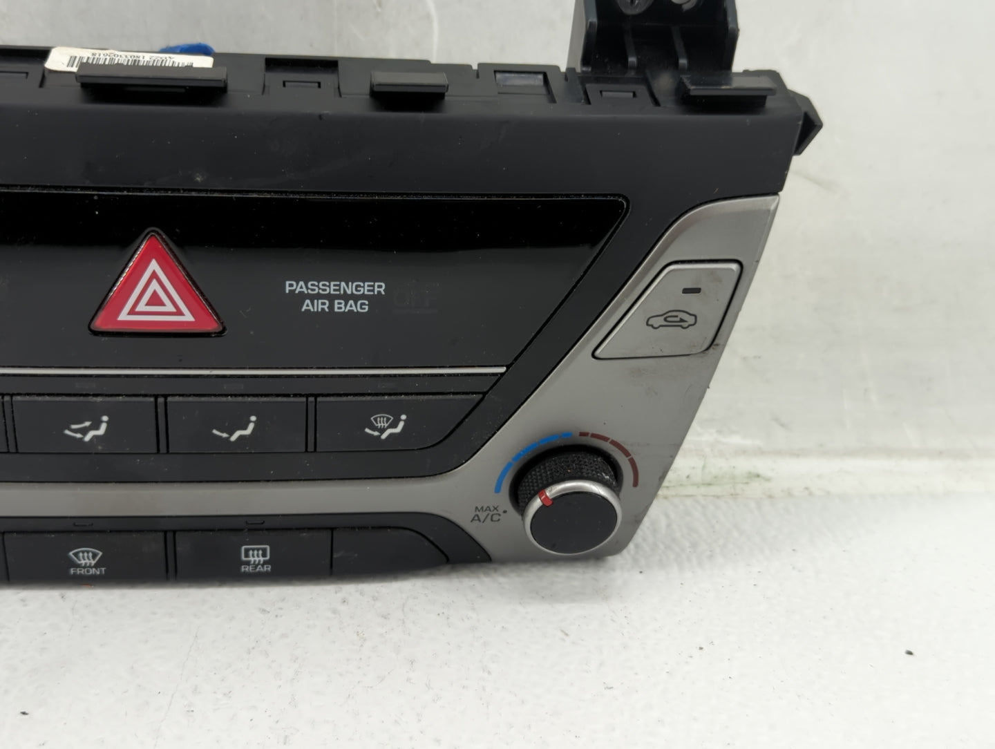 2017-2018 Hyundai Elantra Climate Control Module Temperature AC/Heater Replacement P/N:97250-F20624X Fits Fits 2017 2018 OEM