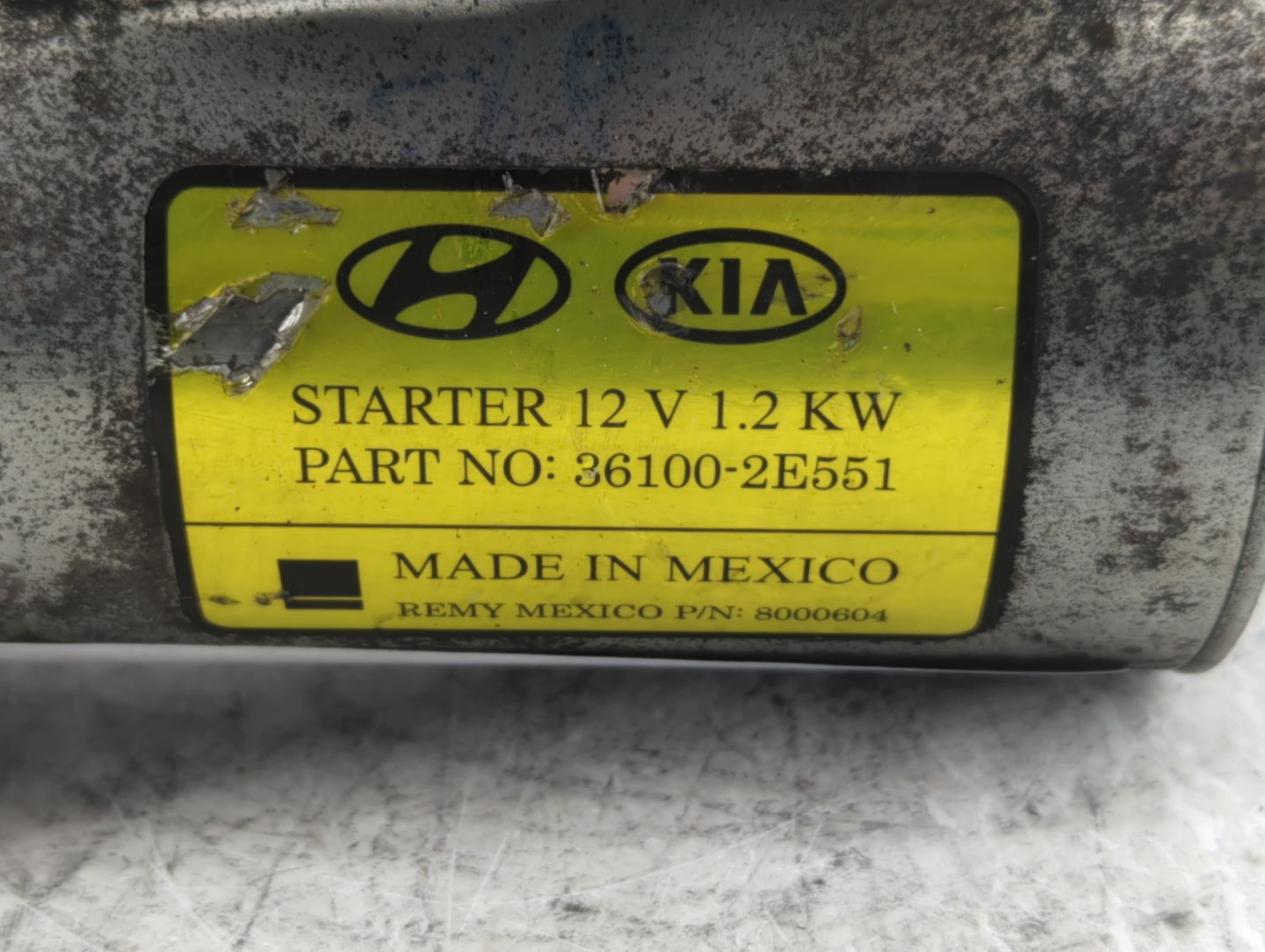 2014-2020 Hyundai Elantra Car Starter Motor Solenoid OEM P/N:36100-2E551 Fits Fits 2014 2015 2016 2017 2018 2019 2020 OEM Us