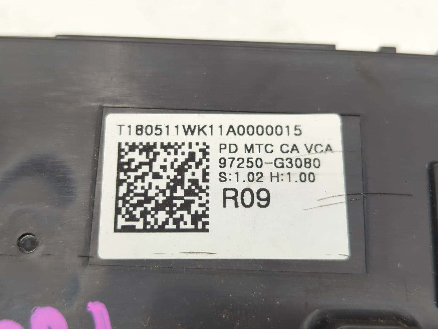 2018-2020 Hyundai Elantra Climate Control Module Temperature AC/Heater Replacement P/N:97250-G3080 Fits Fits 2018 2019 2020 