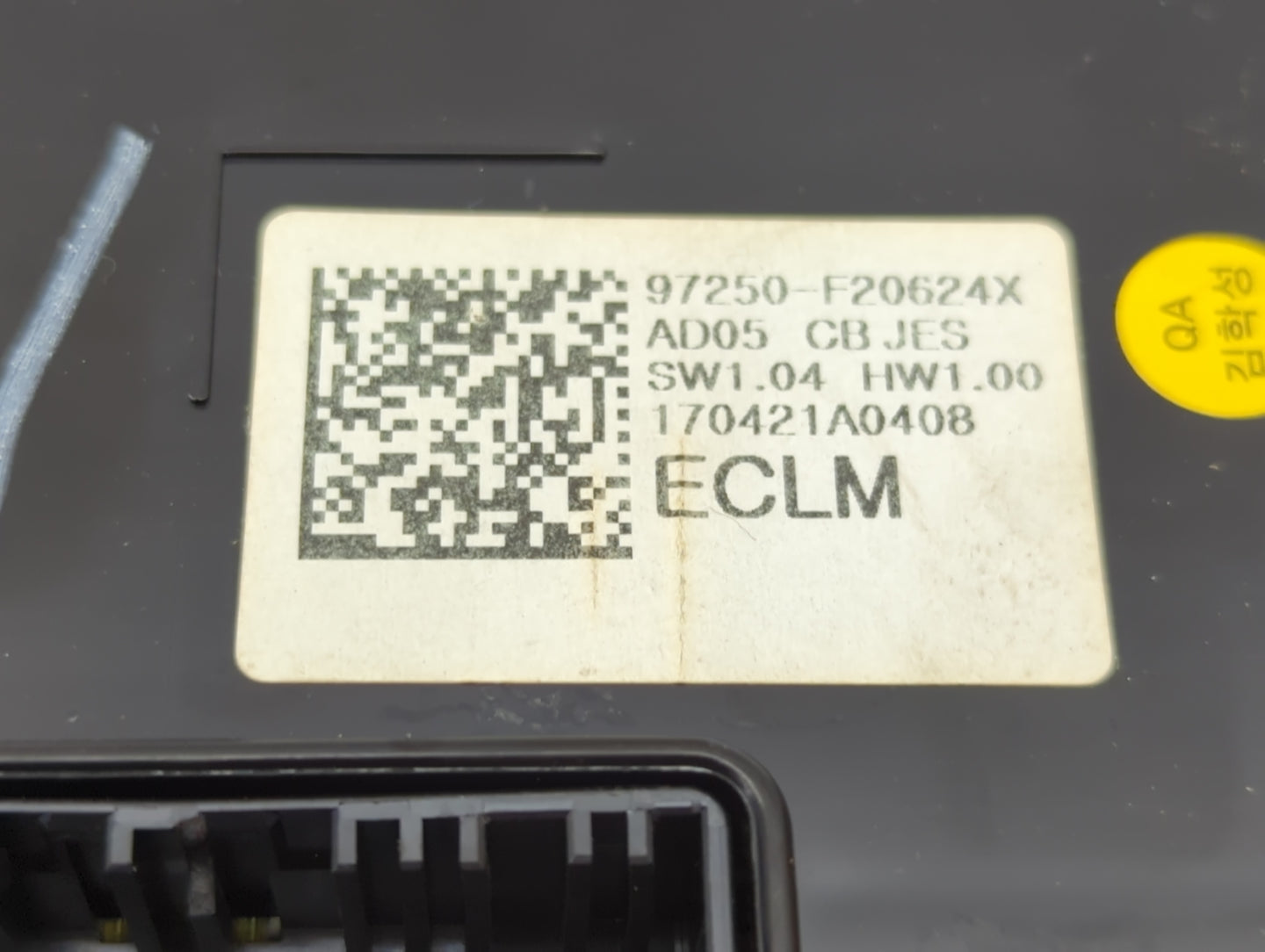 2017-2018 Hyundai Elantra Climate Control Module Temperature AC/Heater Replacement P/N:97250-F20624X Fits Fits 2017 2018 OEM