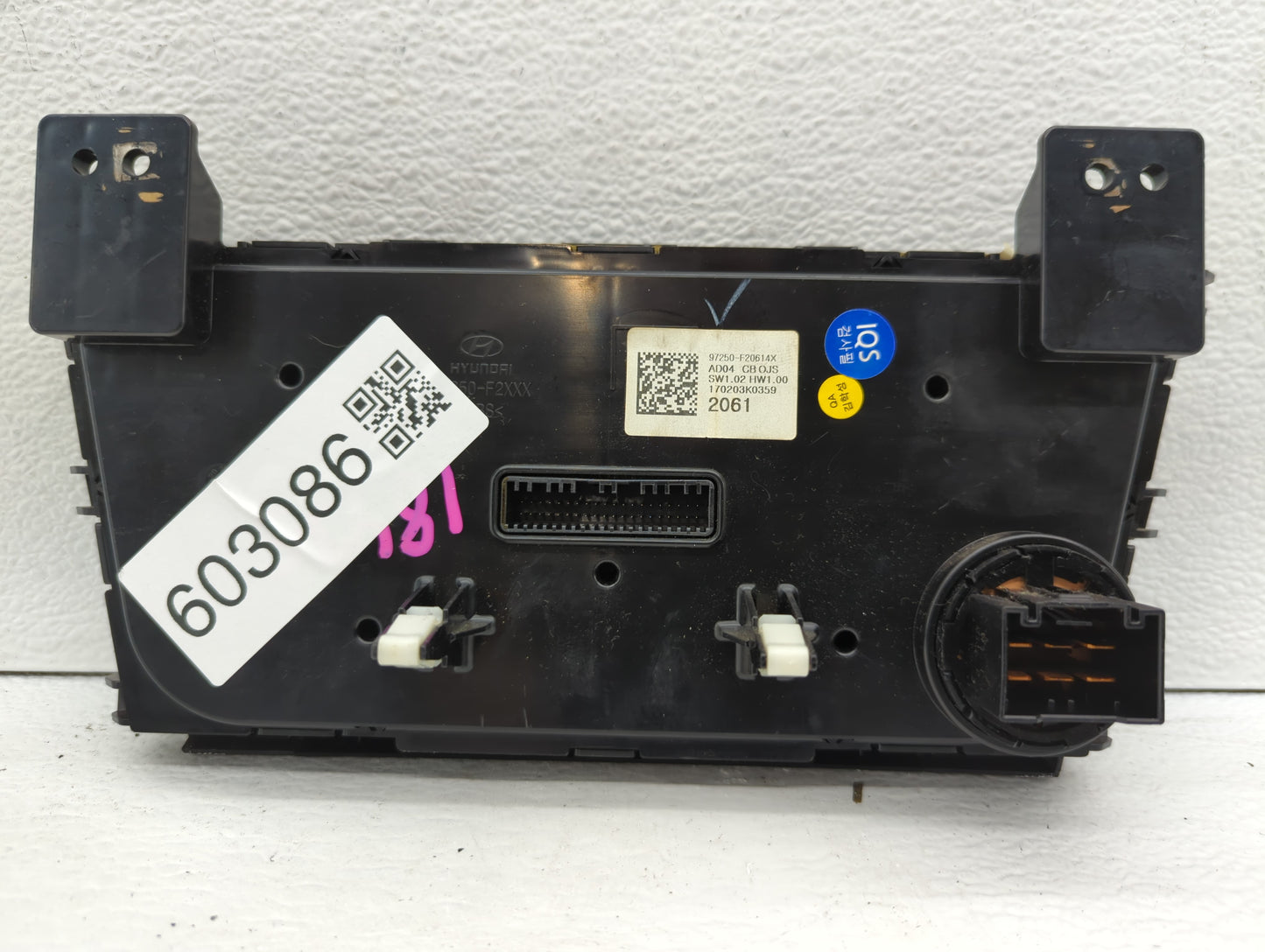 2017-2018 Hyundai Elantra Climate Control Module Temperature AC/Heater Replacement P/N:97250-F20614X Fits Fits 2017 2018 OEM