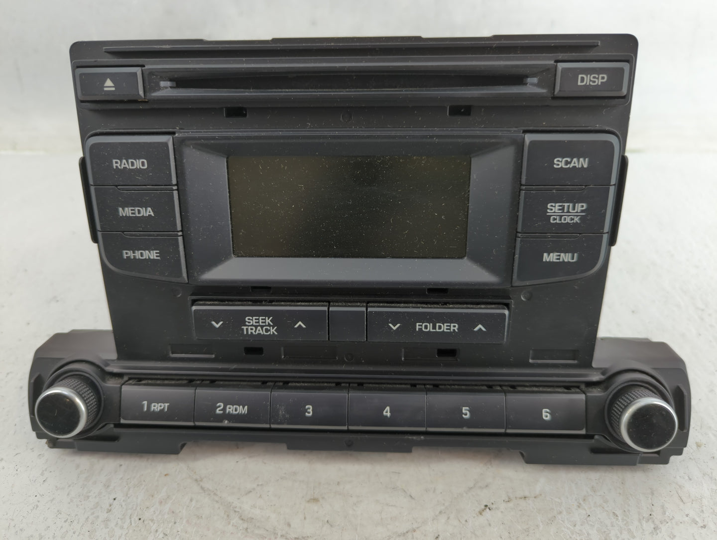 2017-2018 Hyundai Elantra Radio AM FM Cd Player Receiver Replacement P/N:96160-F2101UAT Fits Fits 2017 2018 OEM Used Auto Pa