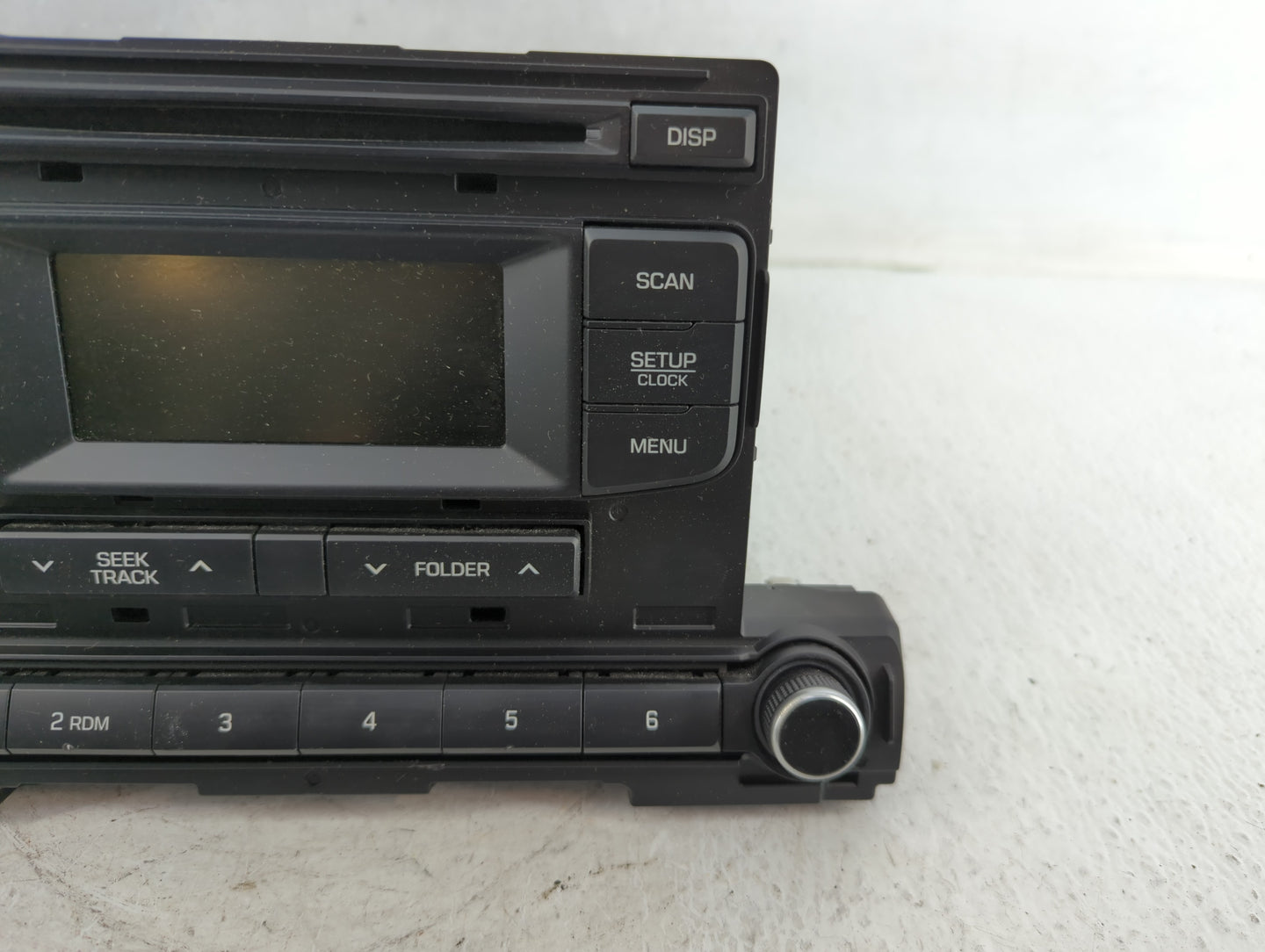 2017-2018 Hyundai Elantra Radio AM FM Cd Player Receiver Replacement P/N:96160-F2101UAT Fits Fits 2017 2018 OEM Used Auto Pa