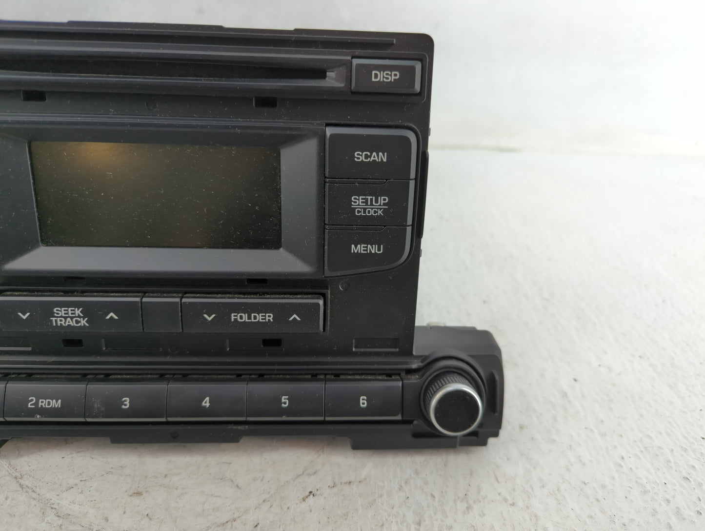 2017-2018 Hyundai Elantra Radio AM FM Cd Player Receiver Replacement P/N:96160-F2101UAT Fits Fits 2017 2018 OEM Used Auto Pa