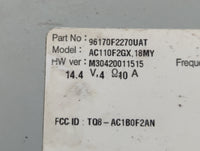 2017-2018 Hyundai Elantra Radio AM FM Cd Player Receiver Replacement P/N:96160-F2101UAT Fits Fits 2017 2018 OEM Used Auto Pa