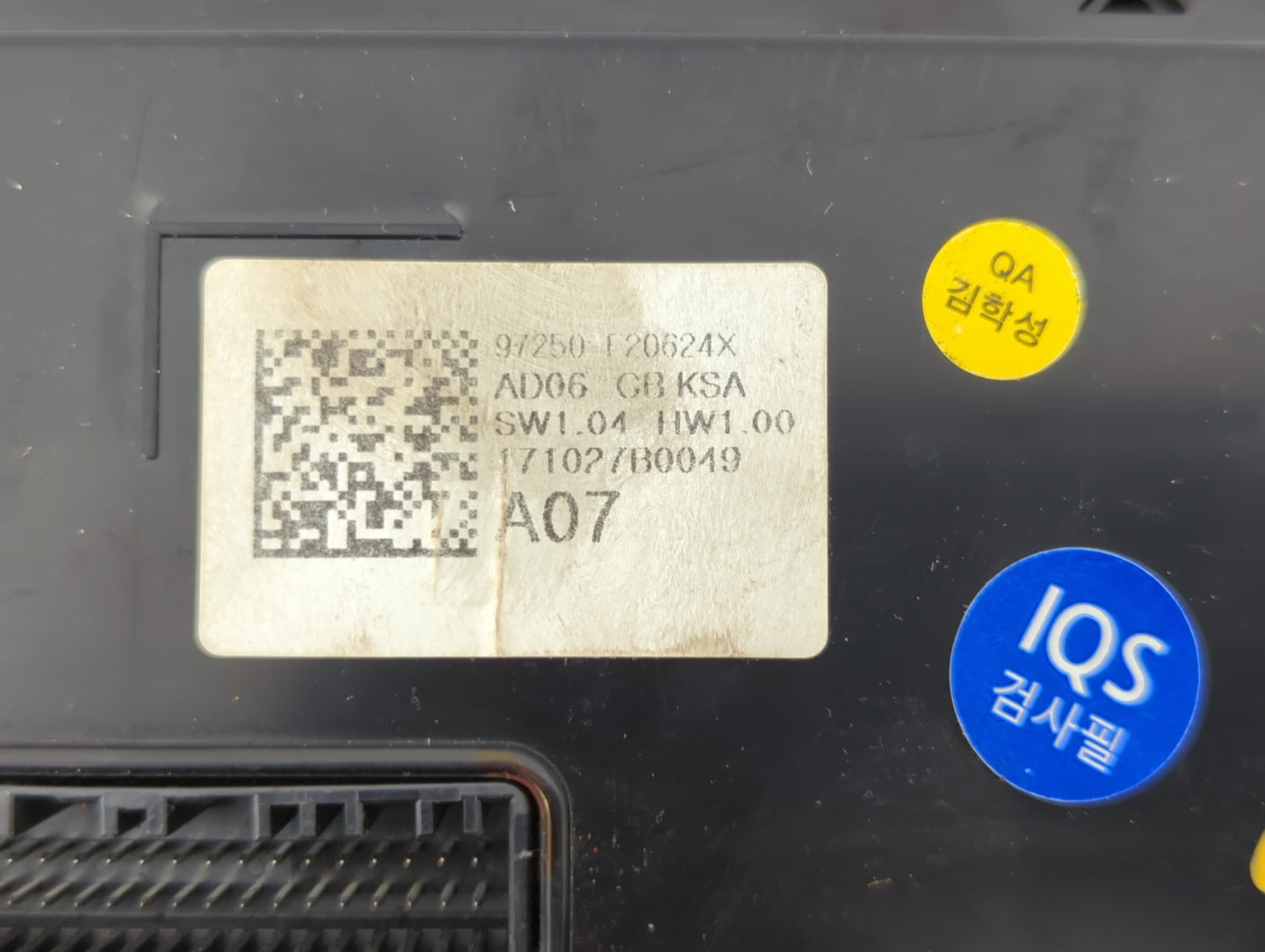 2017-2018 Hyundai Elantra Climate Control Module Temperature AC/Heater Replacement P/N:97250-F20624X Fits Fits 2017 2018 OEM