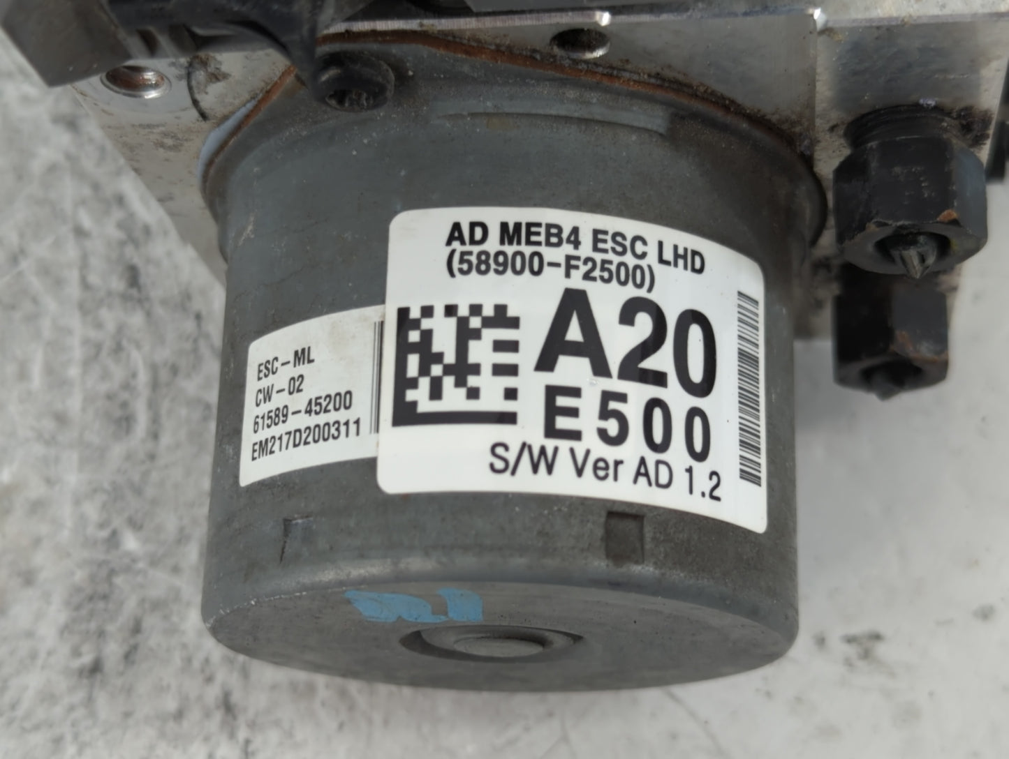 2017-2019 Hyundai Elantra ABS Pump Control Module Replacement P/N:58900-F2500 Fits Fits 2017 2018 2019 OEM Used Auto Parts -